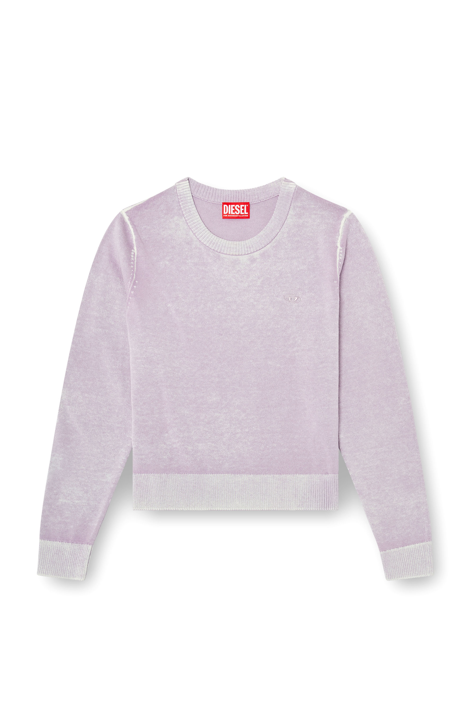 Diesel - M-LOVRE, Woman's Jumper with faded reverse print in null - 3