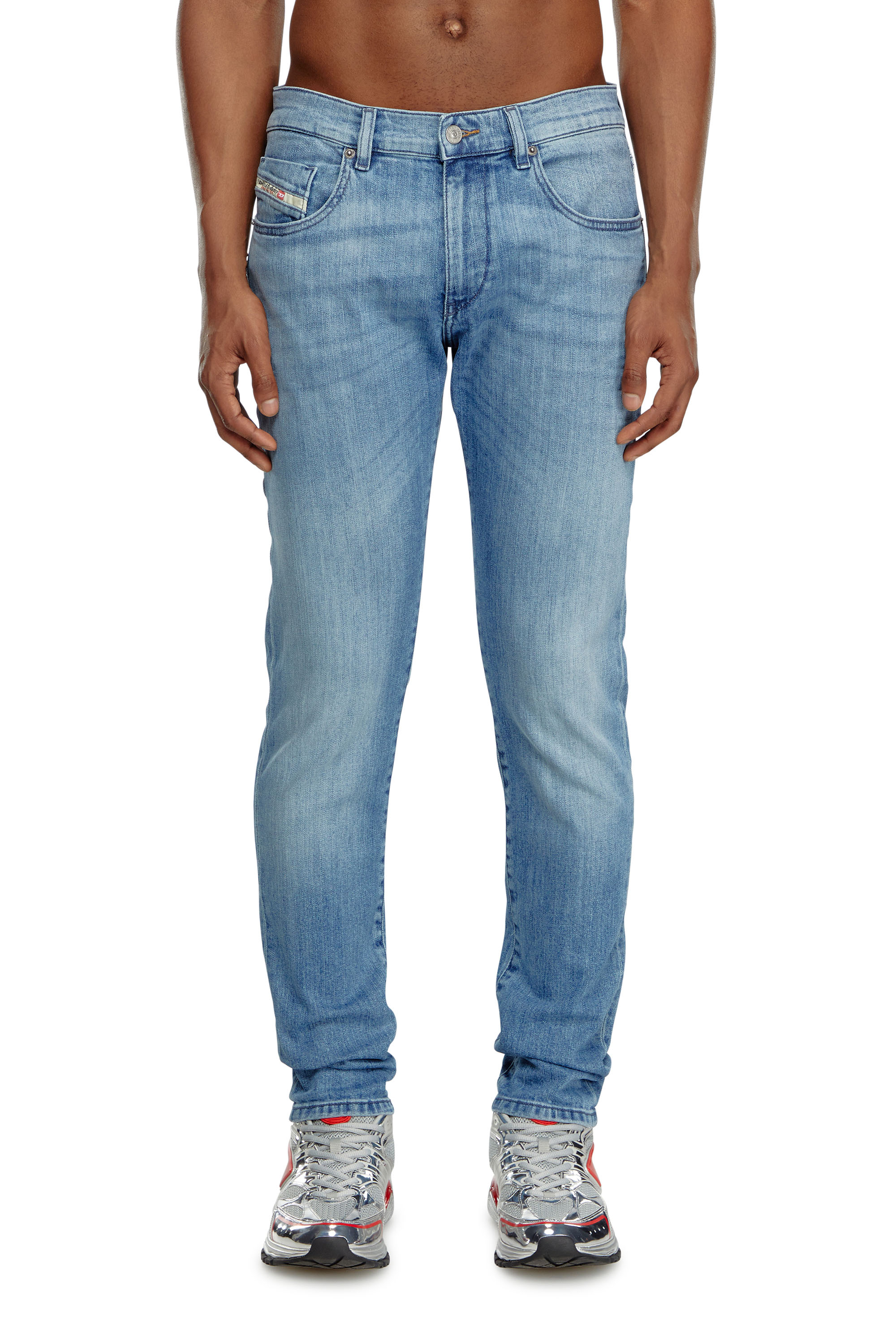 Diesel - Man Slim Jeans 2019 D-Strukt 0GRDI, Light Blue - Image 1