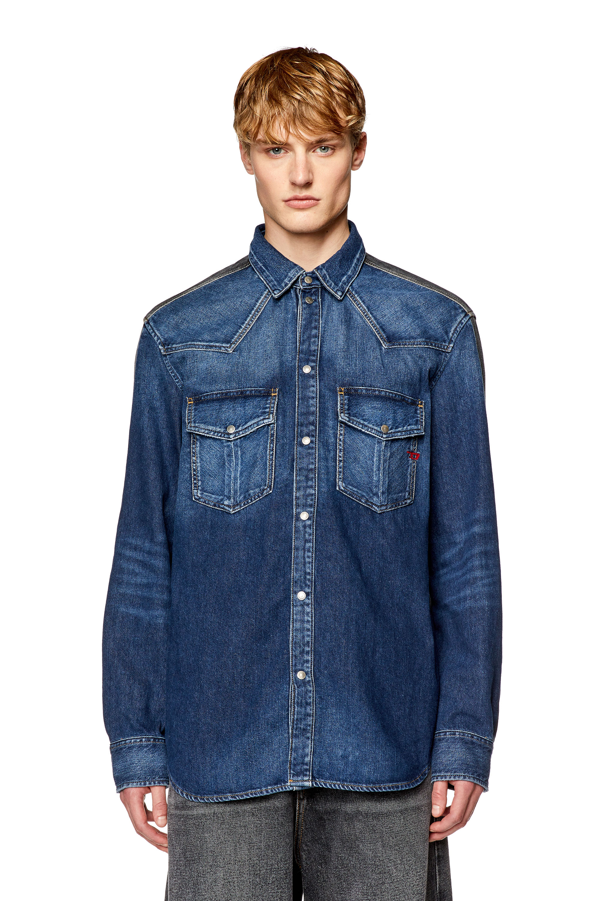 Diesel - D-OCEAN-S, Black/Blue - Image 5