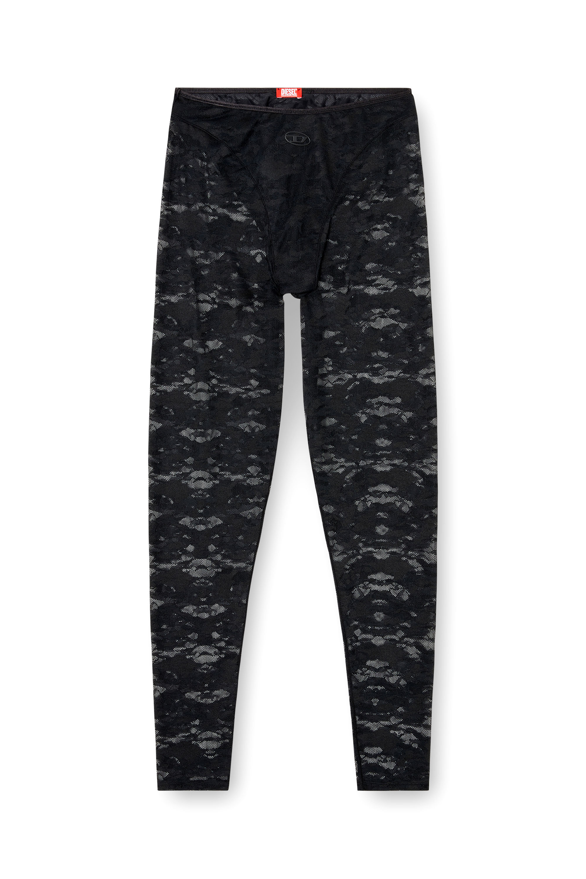 Diesel - HAYLEY-UTLT, Woman's Leggings in nylon camouflage lace in null - 4