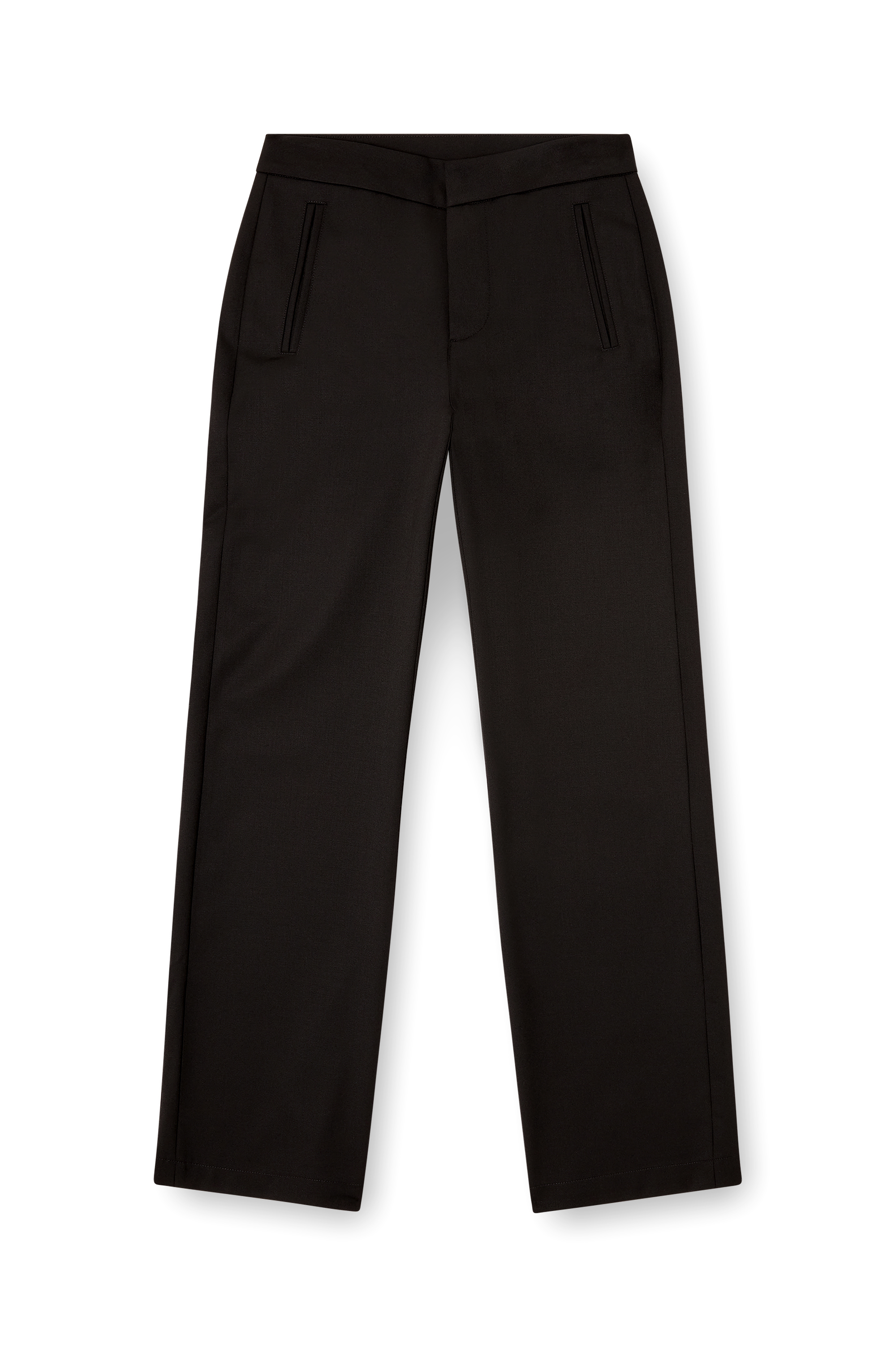 Diesel - P-ROMISE-S3, Woman's Pants in cool wool in Black - 4