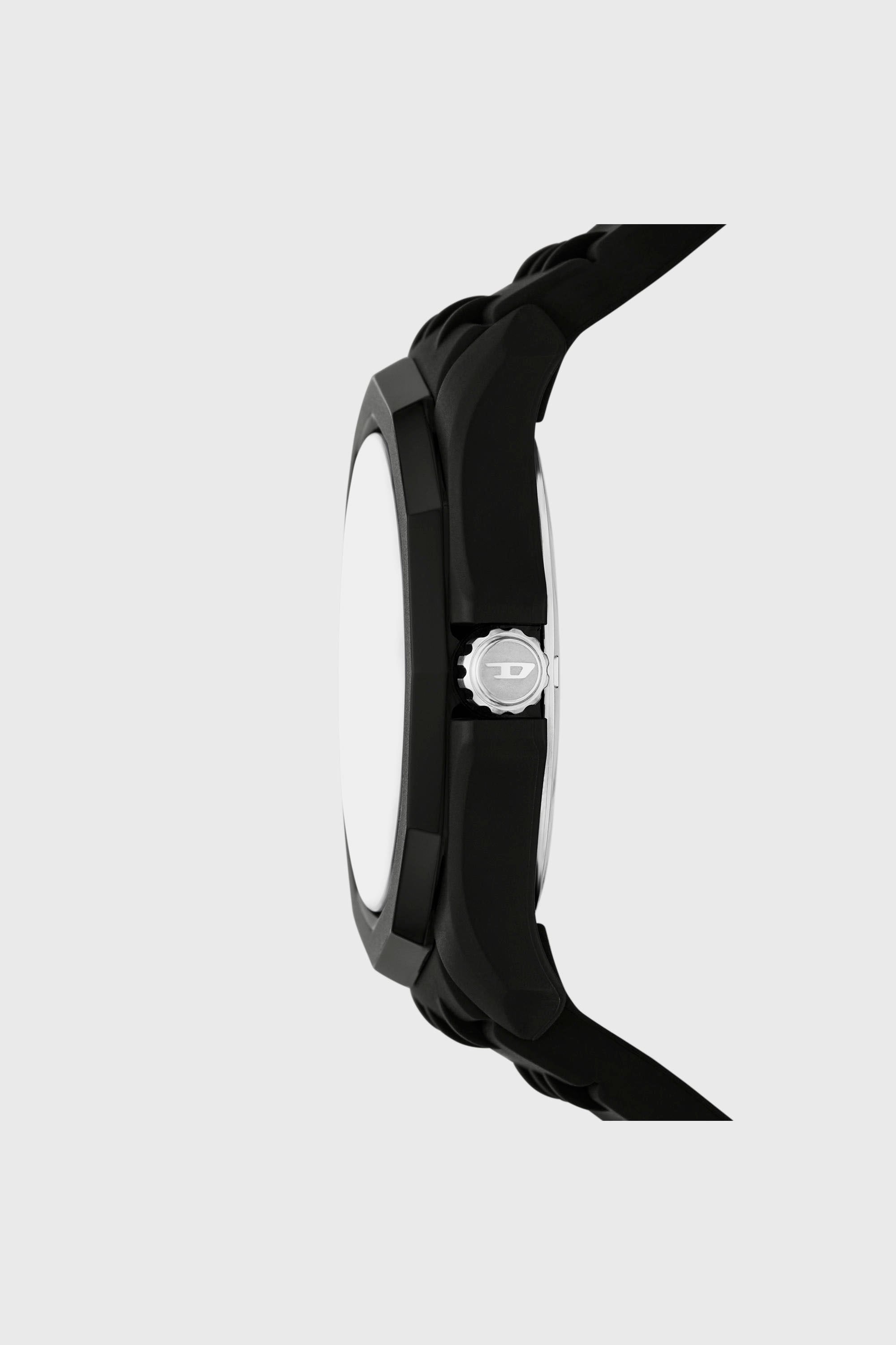 Diesel - DZ2243 WATCH, Man's Stinger black silicone watch in Black - 3