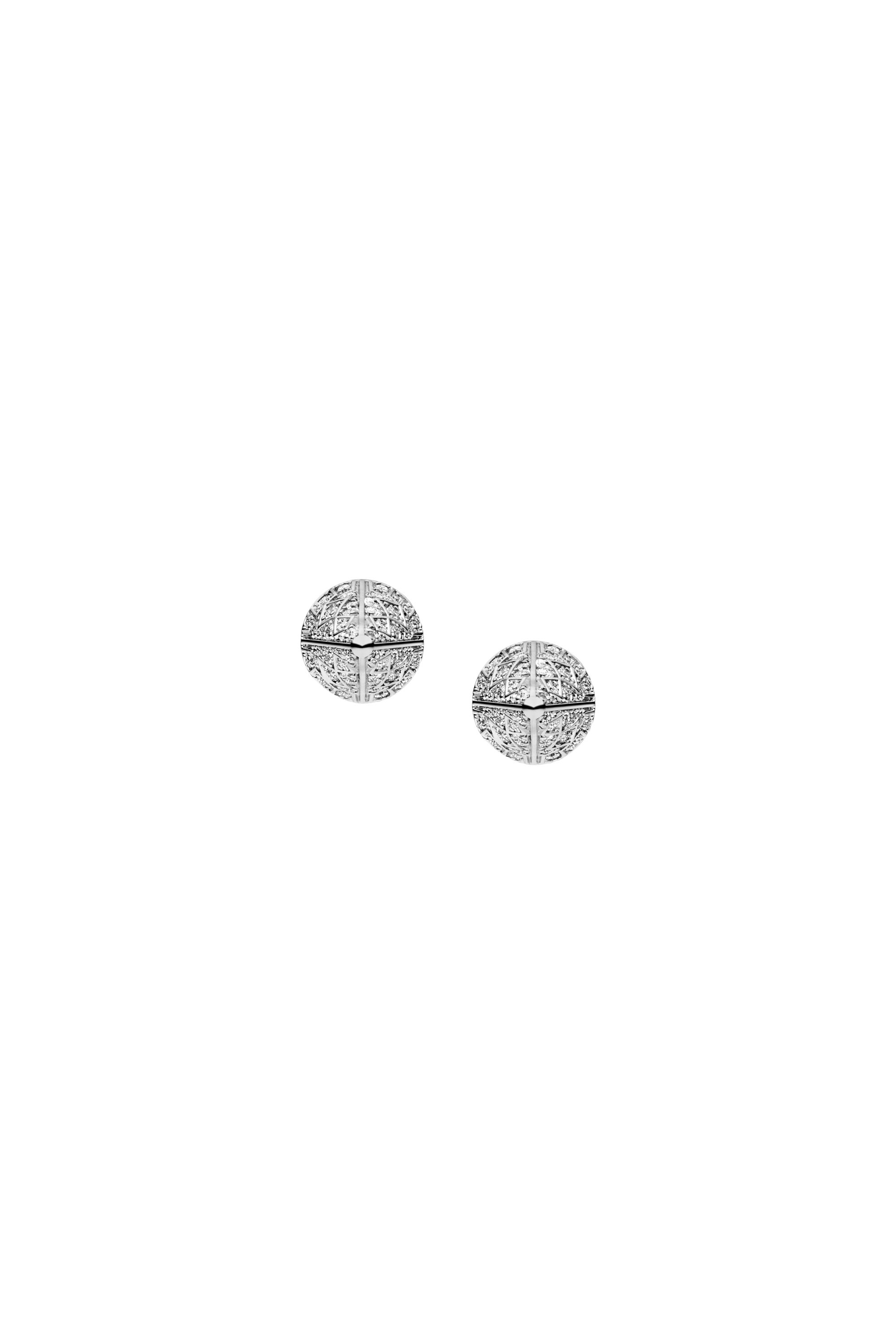 Diesel - DX1658040 JEWELLERY, Unisex's Silver-tone brass stud earrings in Silver - 2