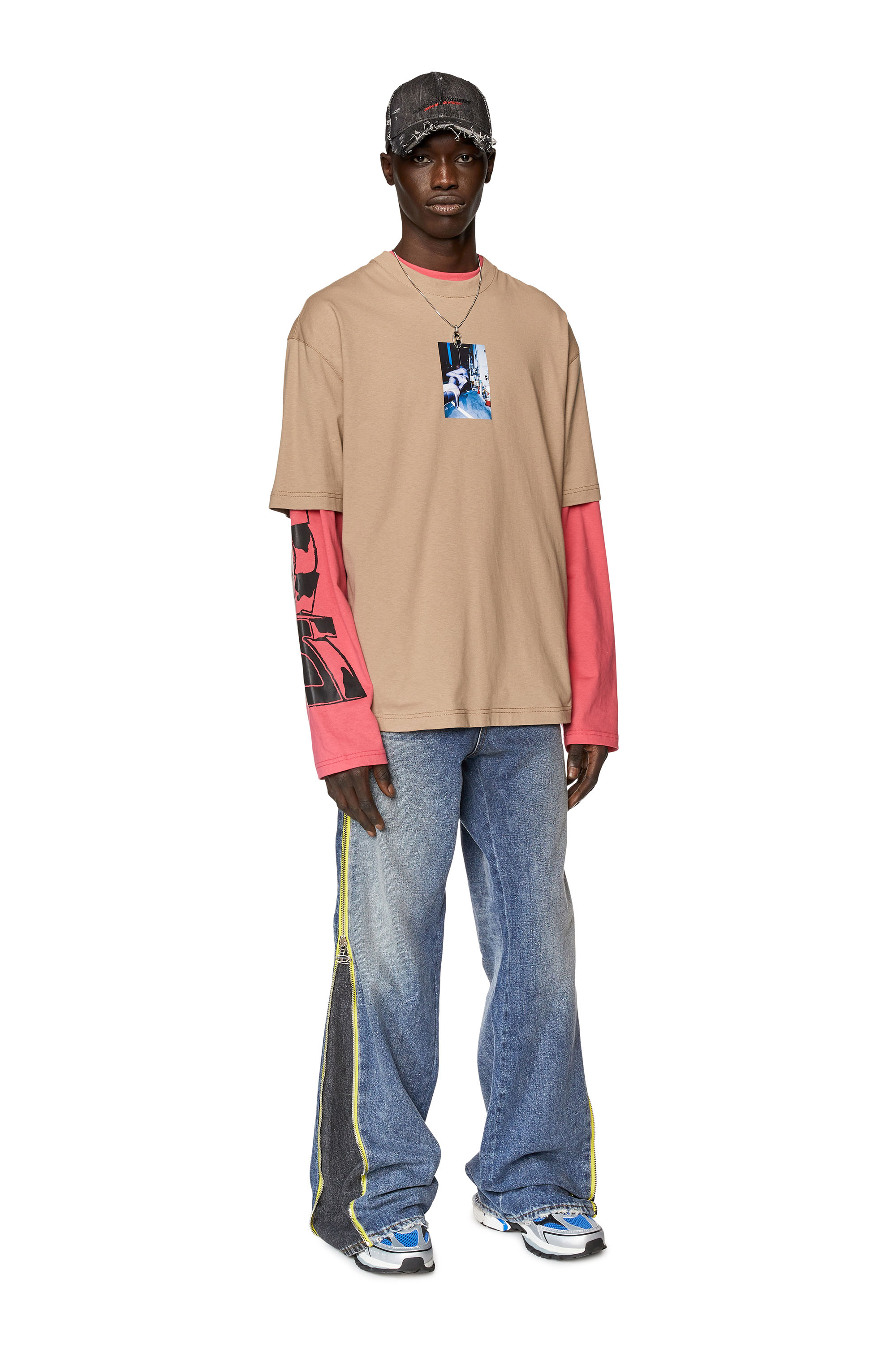 Diesel - T-WASH-L3, Beige - Image 2