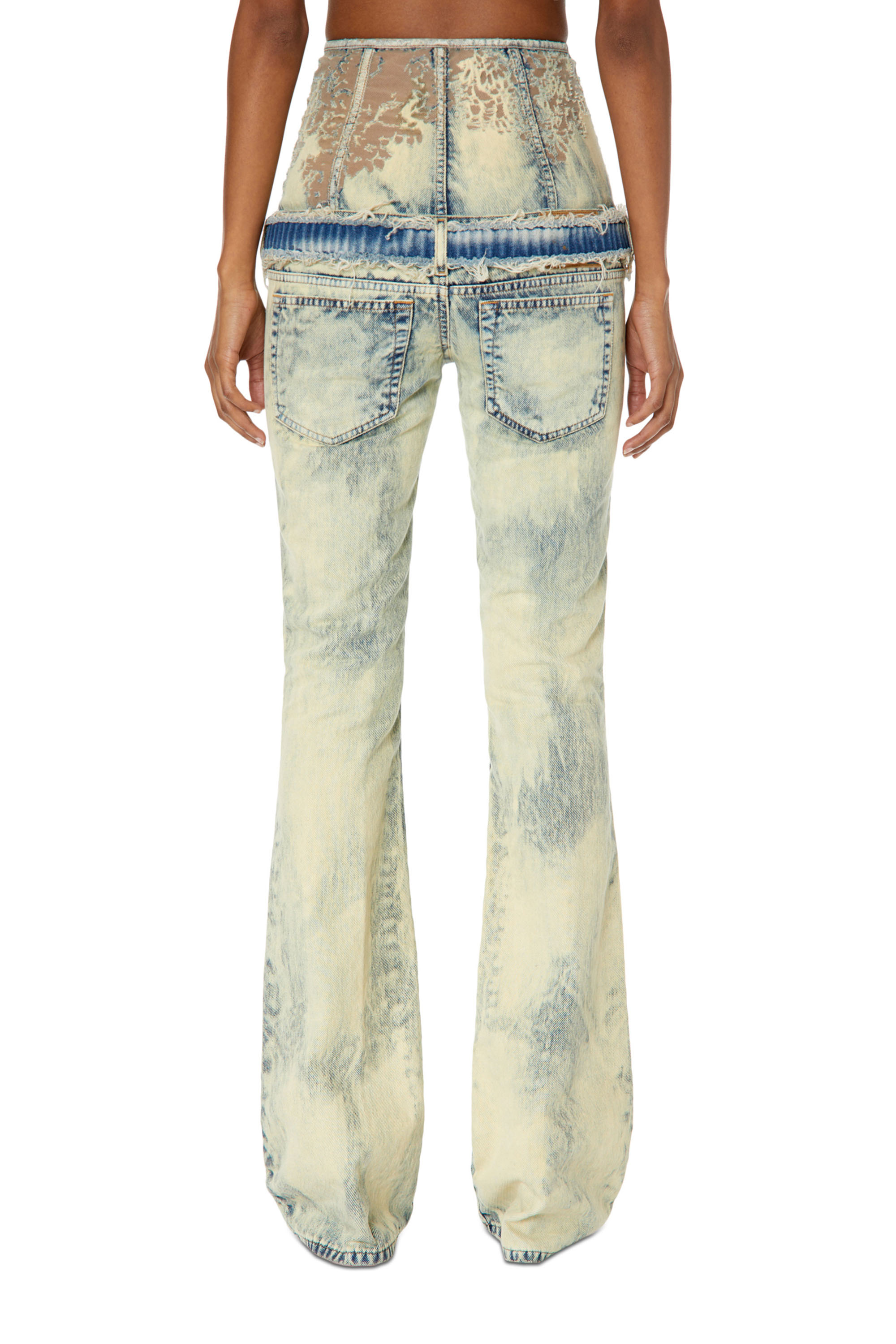 Diesel - Woman's Bootcut and Flare Jeans 1969 D-Ebbey 068GP, Light Blue - 4