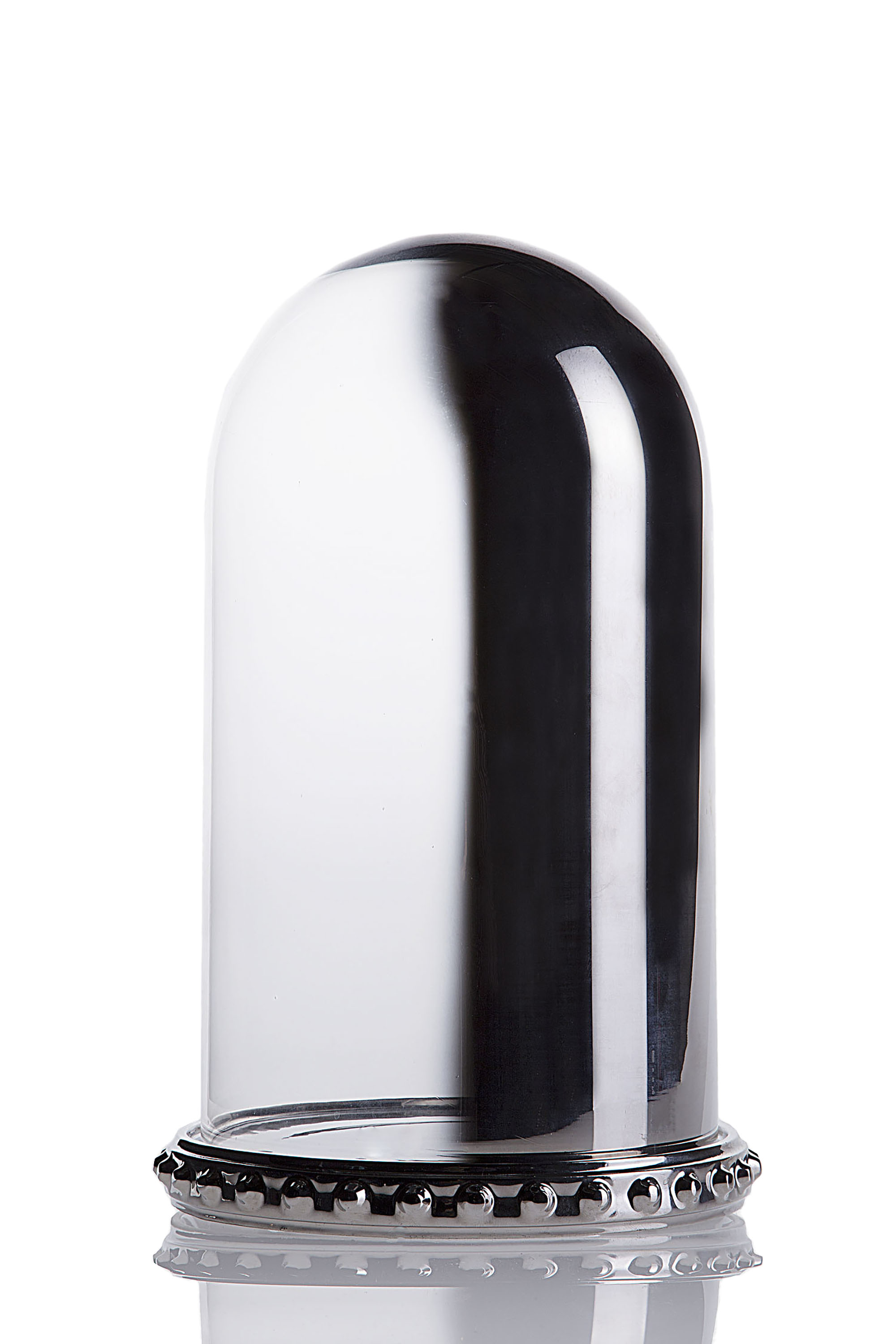 Diesel - 10942 GHOST SHELL, Unisex's Small glass dome with porcelain plate in Silver - 1