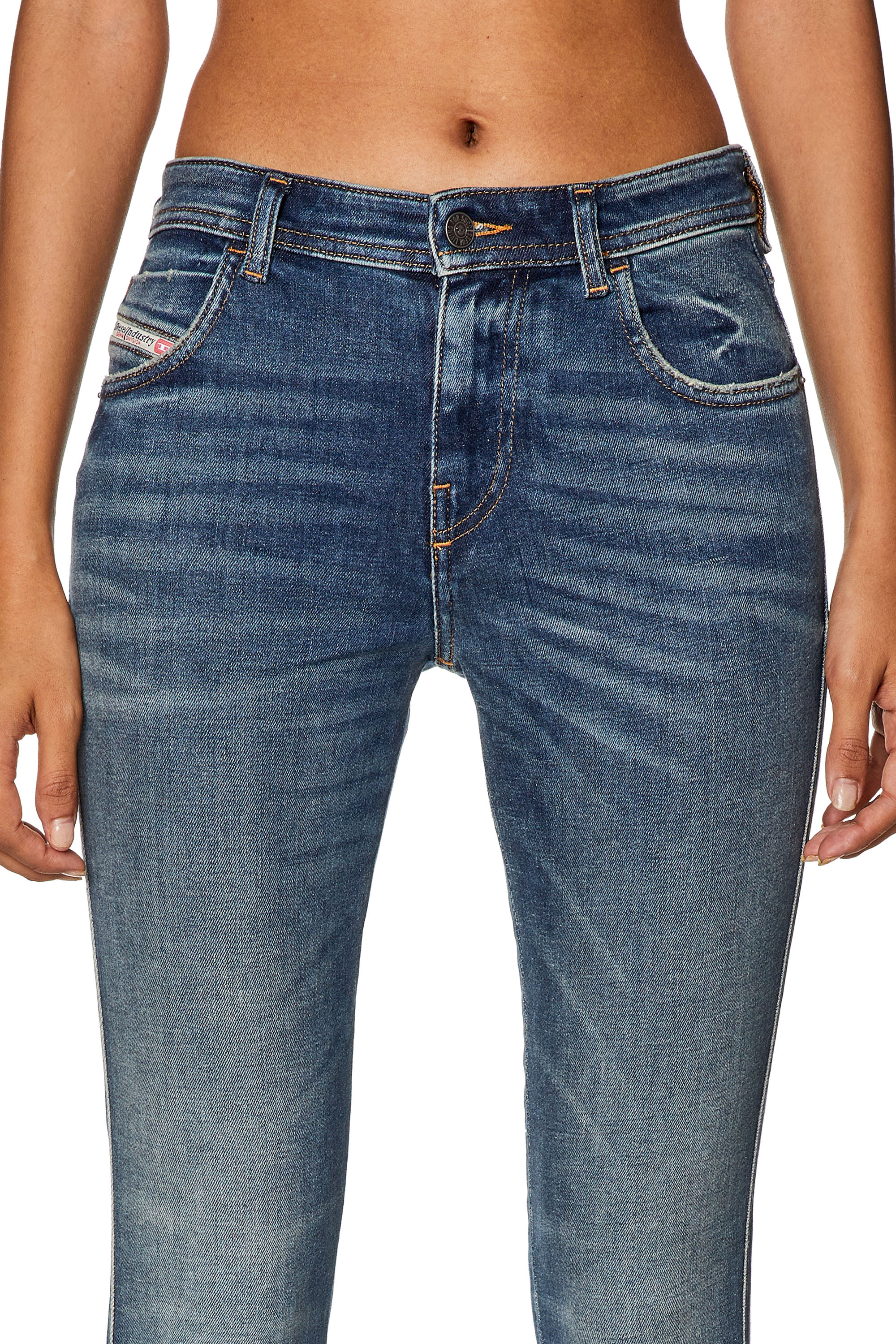 Diesel - Skinny Jeans 2015 Babhila 09G71, Dark Blue - Image 3