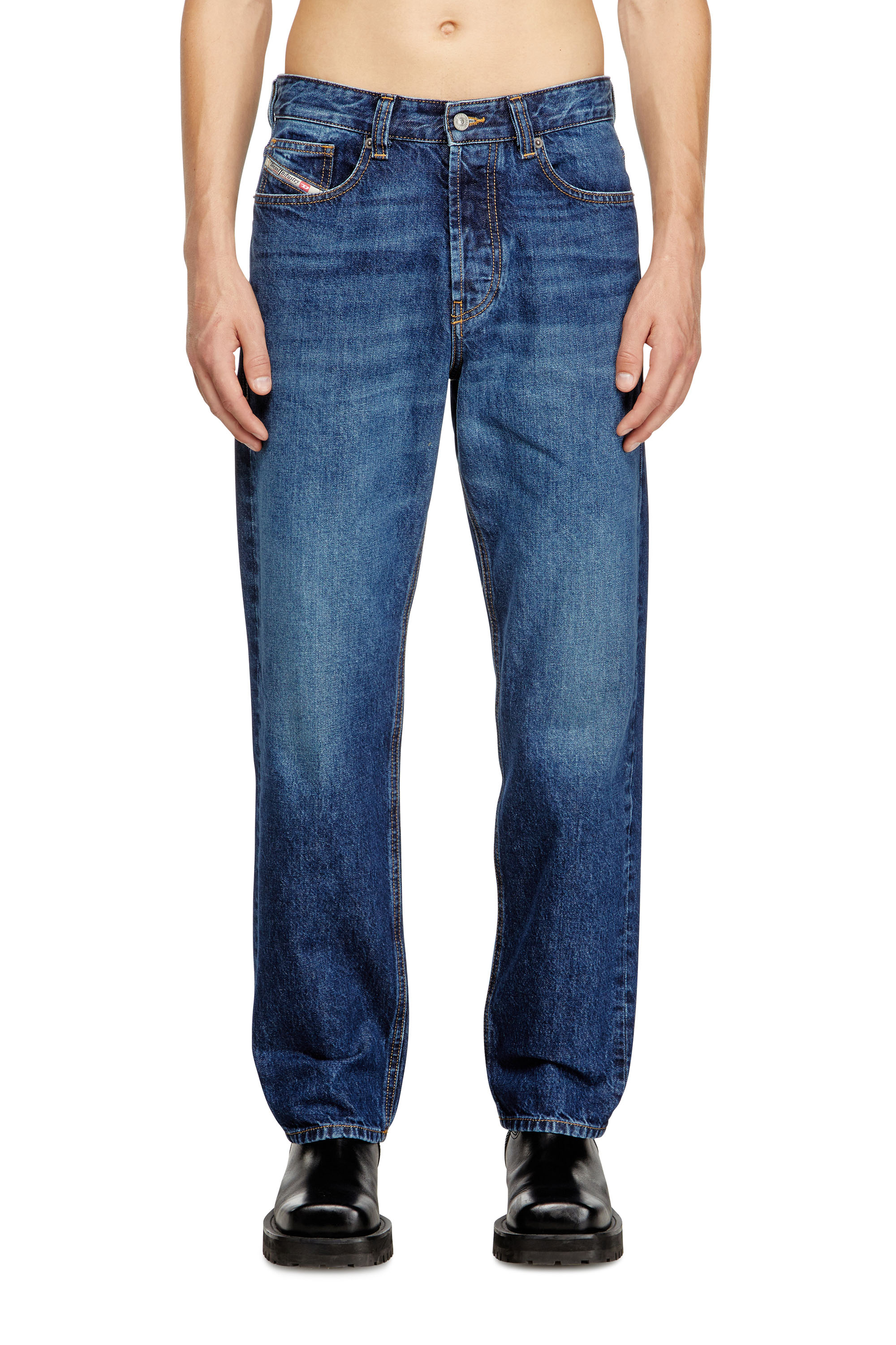 Regular Jeans 2024 D-Macs 09I27, Medium blue Diesel - Man's Regular Jeans 2024 D-Macs 09I27, Medium blue - 3