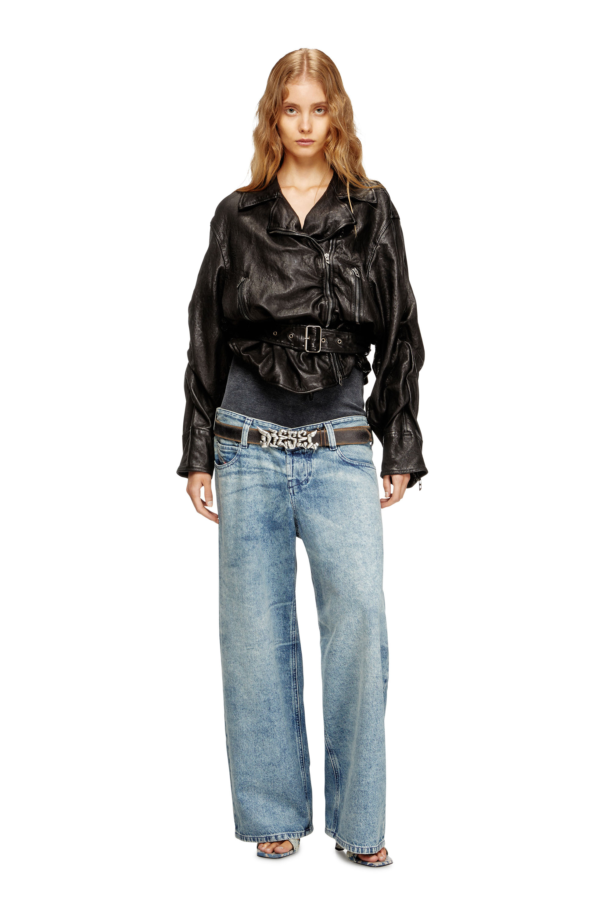 Diesel - Woman's Relaxed Jeans D-Eni 09N97, Medium blue - 2