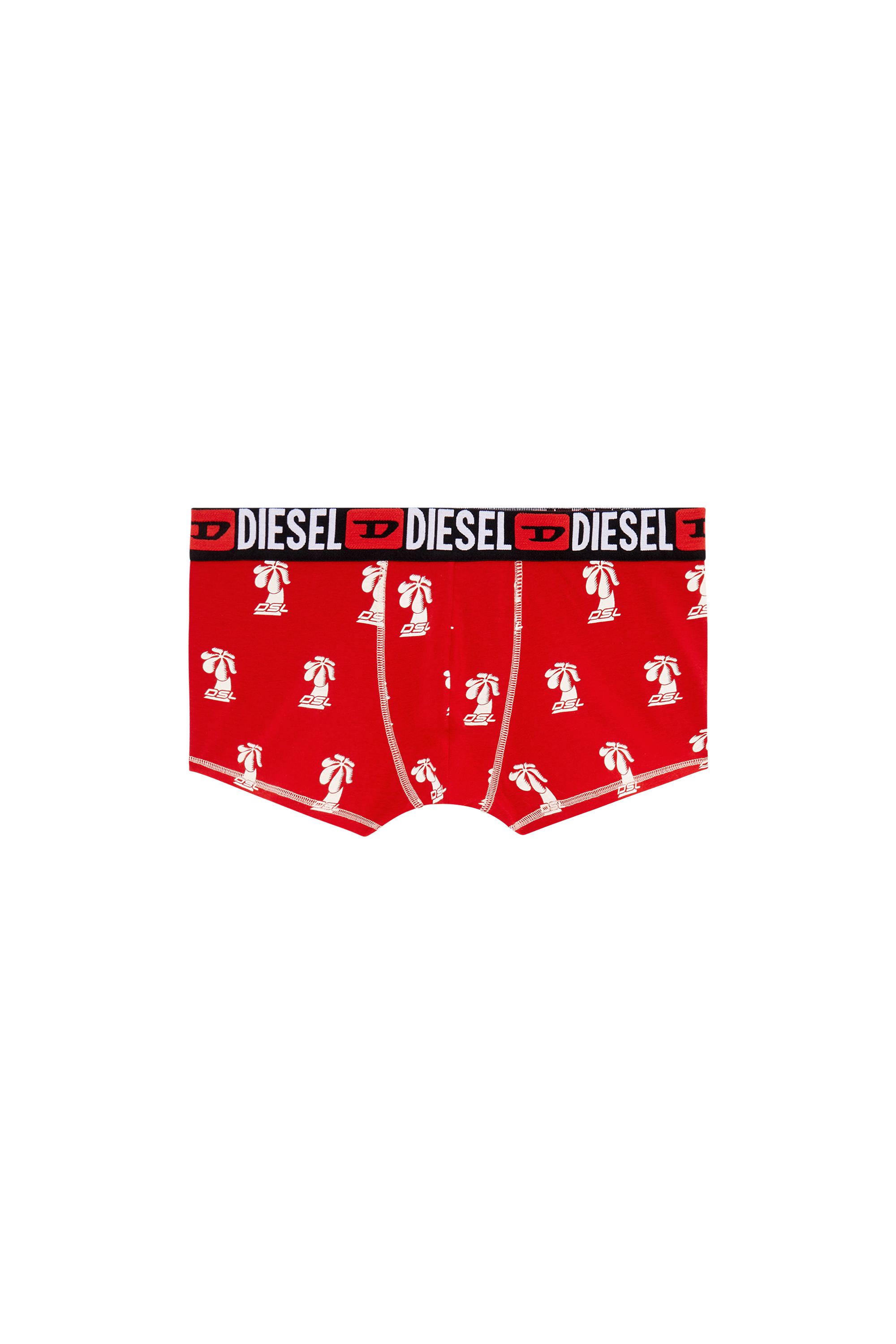 Diesel - UMBX-DAMIEN, Man Printed boxer briefs in Red - Image 4