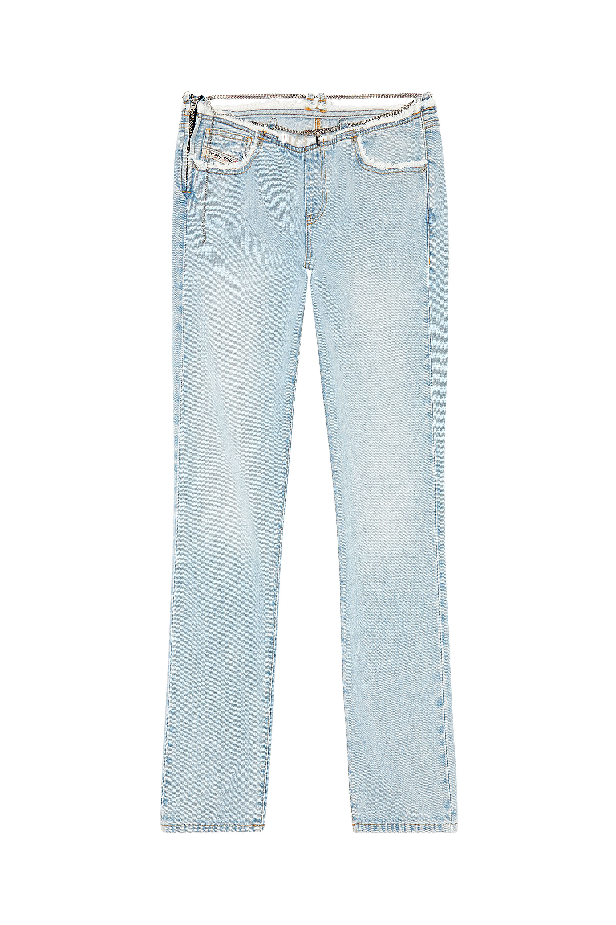 Diesel - Straight Jeans 2002 0NLAA, Light Blue - Image 6