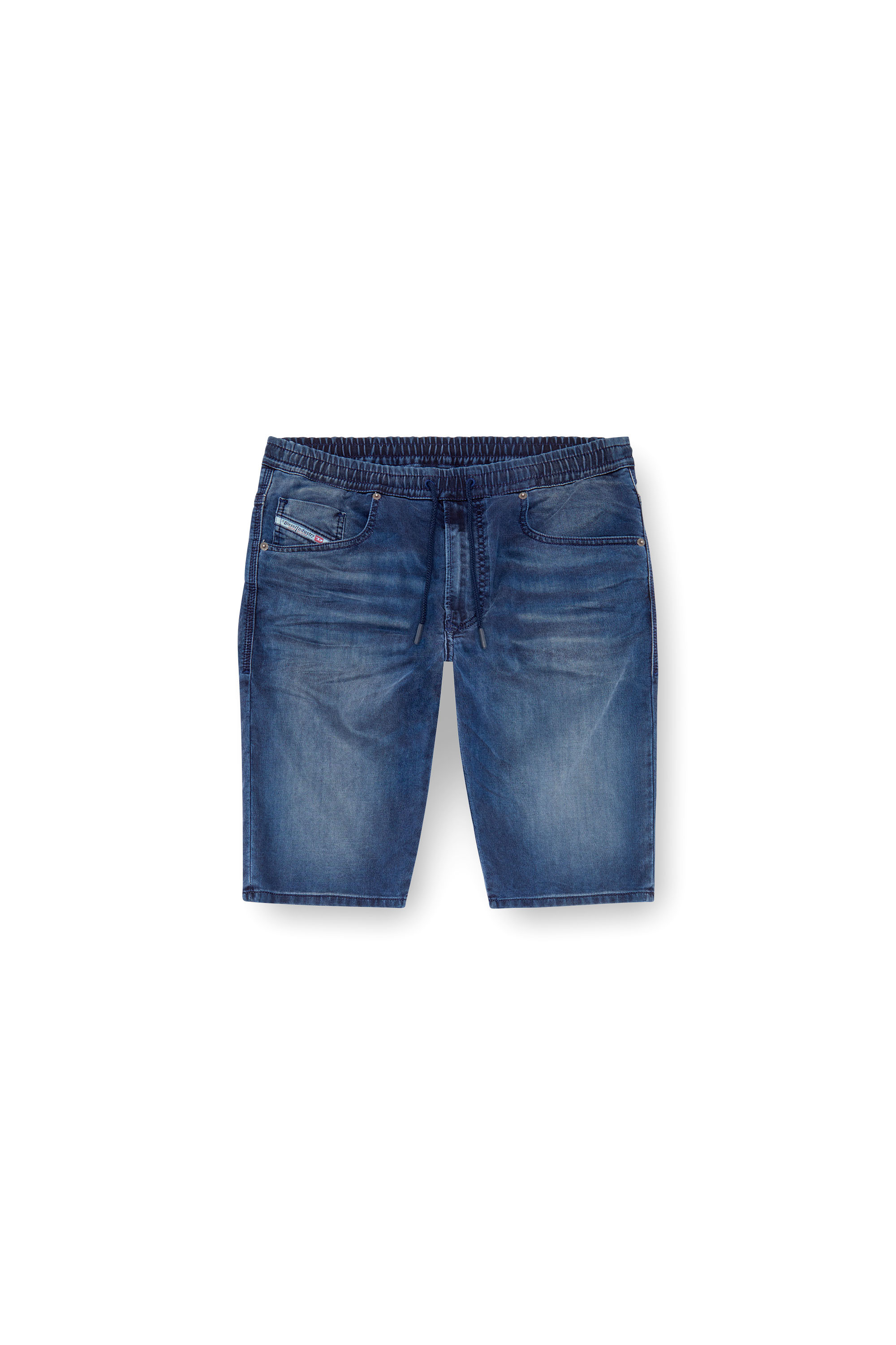 Diesel - 2033 D-KROOLEY-SHORT JOGG, Man Chino shorts in JoggJeans in Blue - Image 5