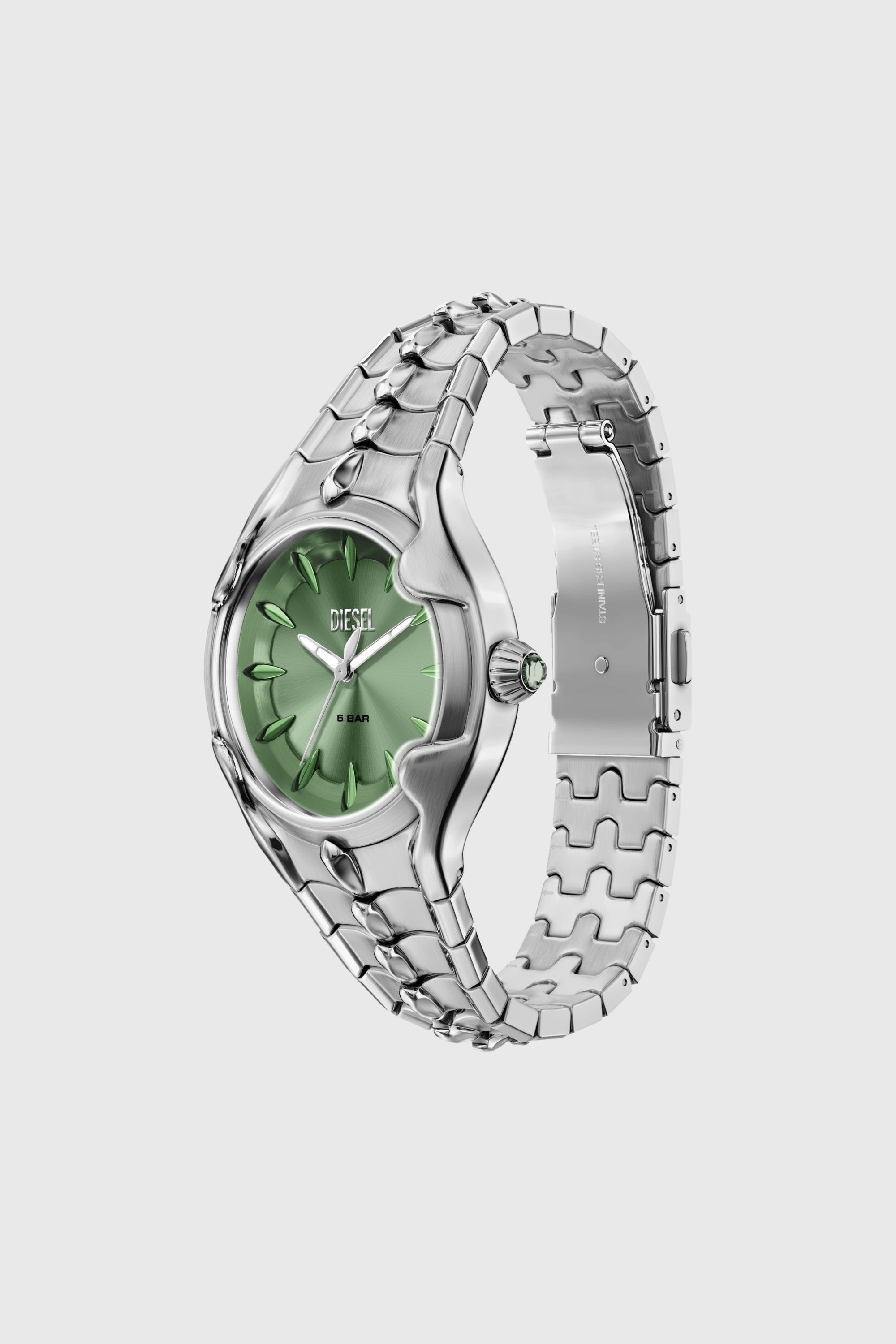 Diesel - DZ5632 WATCH, Man's Vert stainless steel watch in Silver - 2