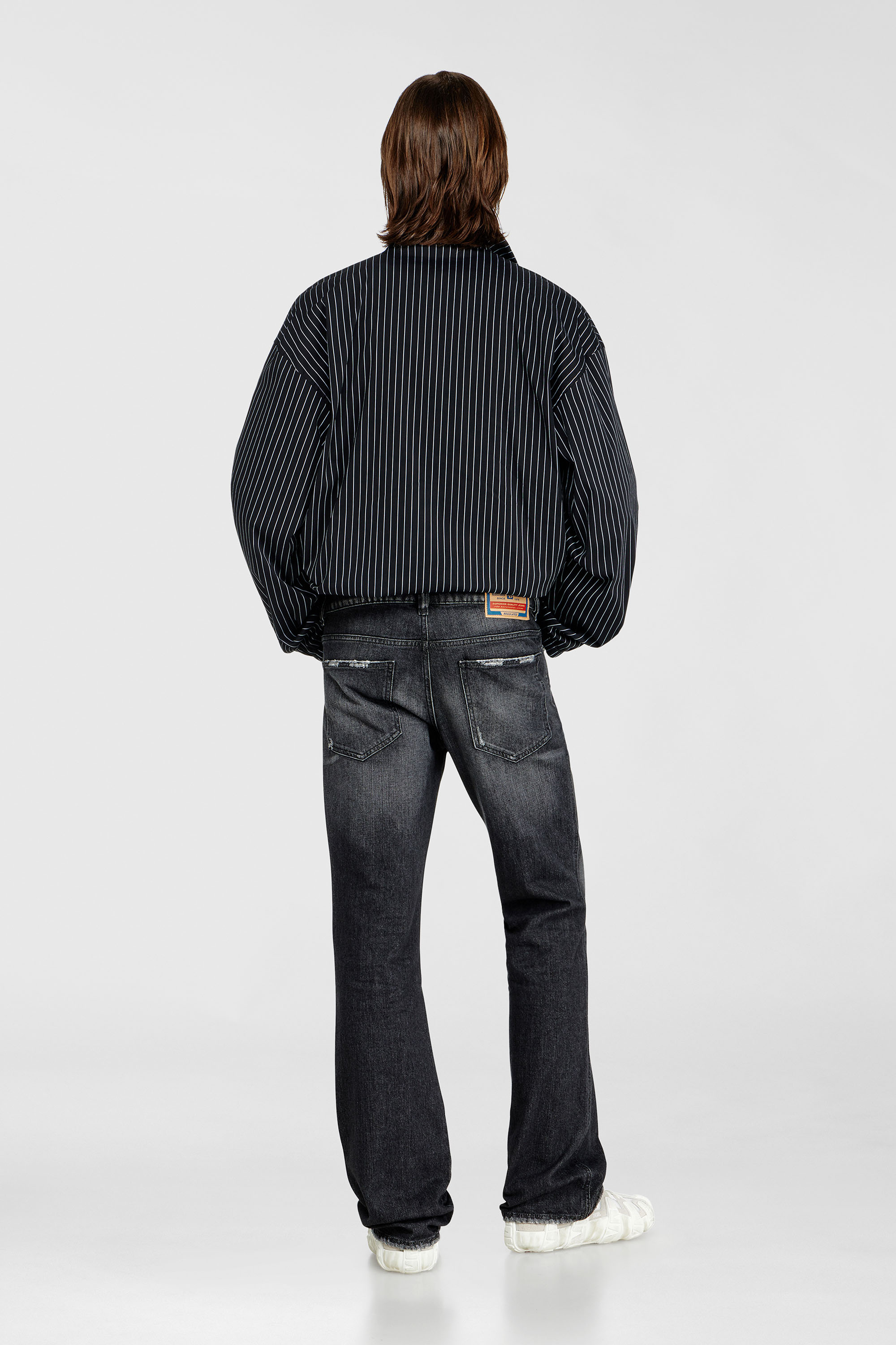 Diesel - Man's Bootcut Jeans 1998 D-Buck 09L50, Black/Dark grey - 3