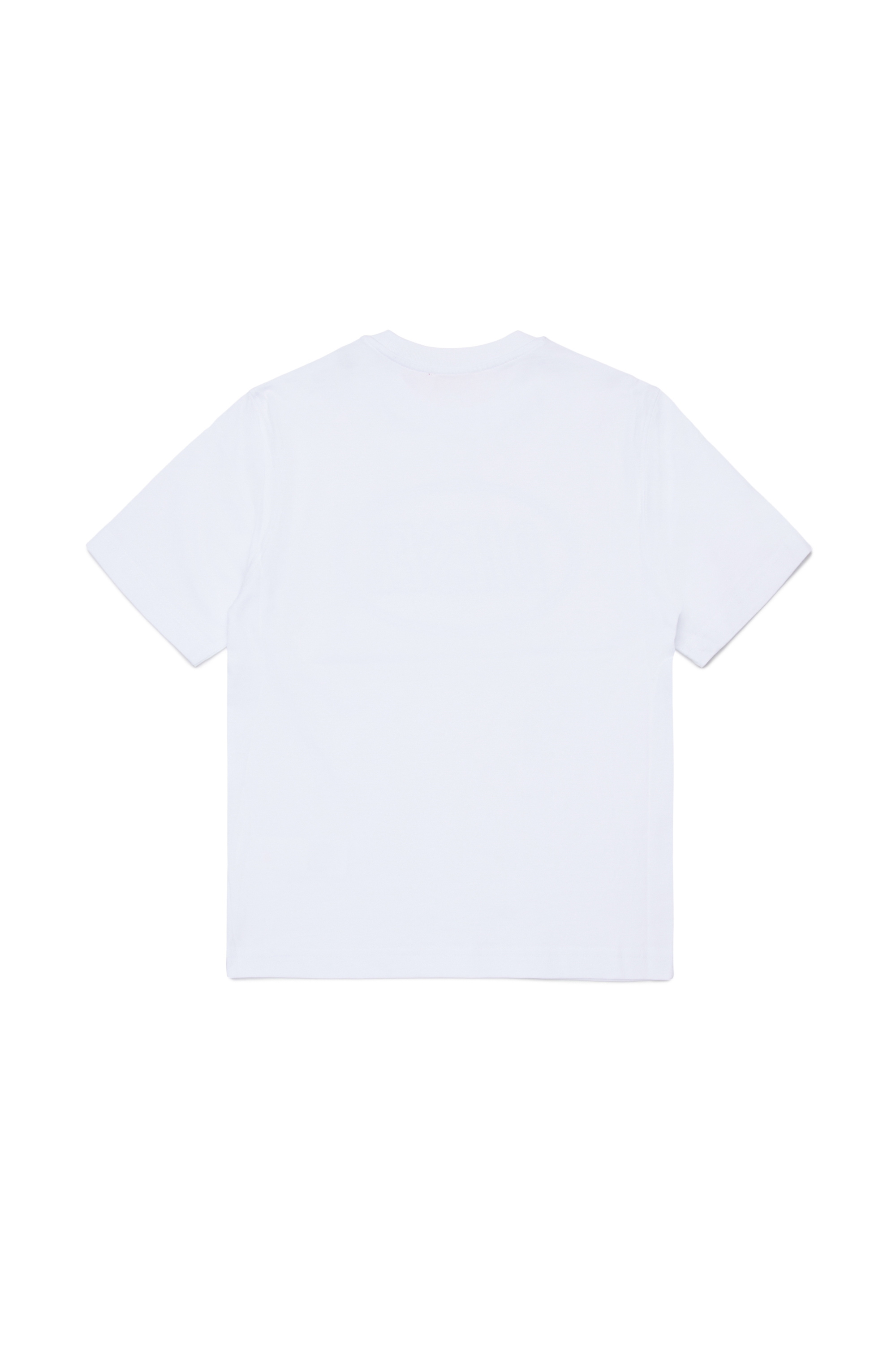 Diesel - TCIRCLE OVER, Man's Cotton T-shirt with Diesel print in White - 2