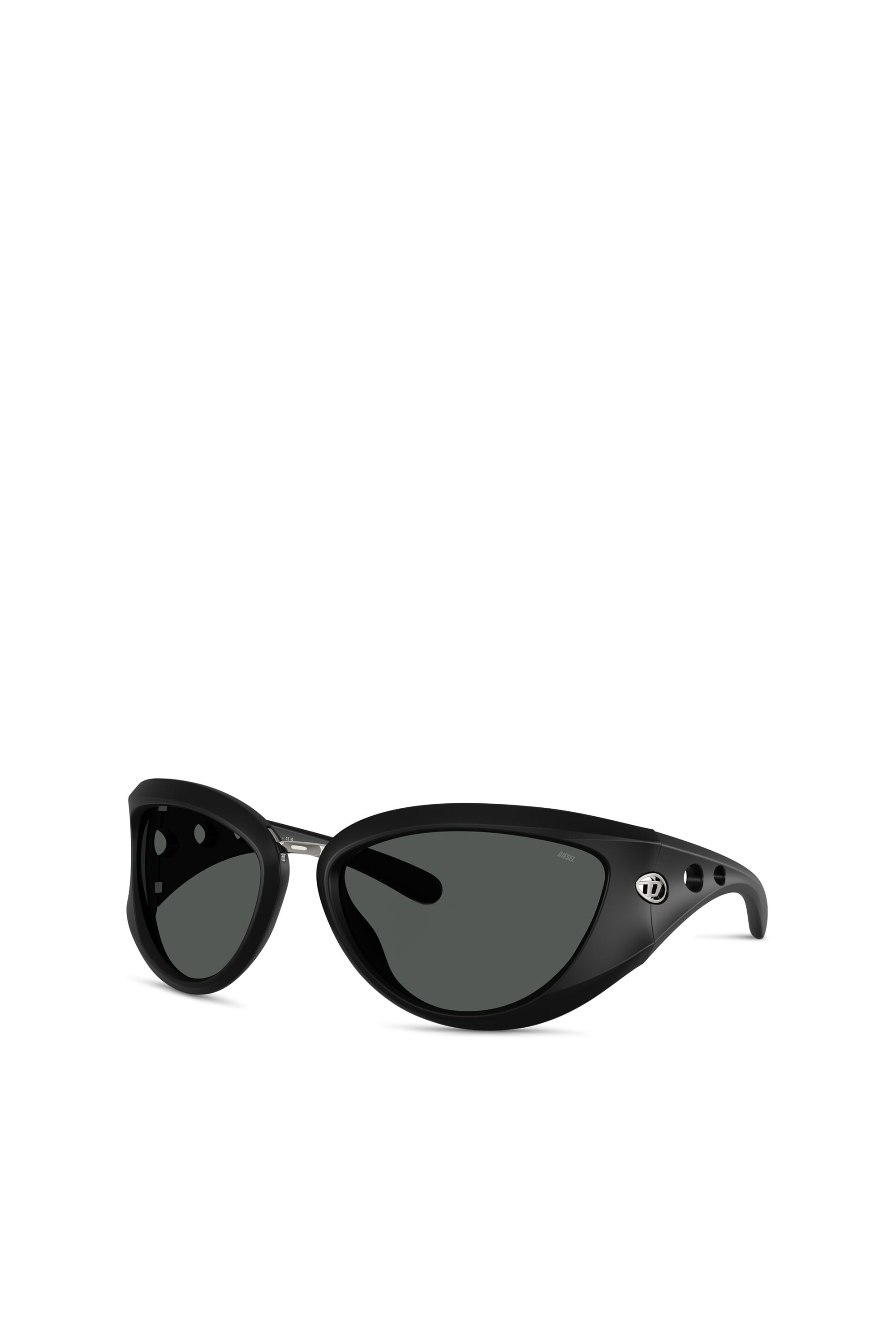 Diesel - 0DL3007U, Unisex's Cat-eye style sunglasses in Black - 5