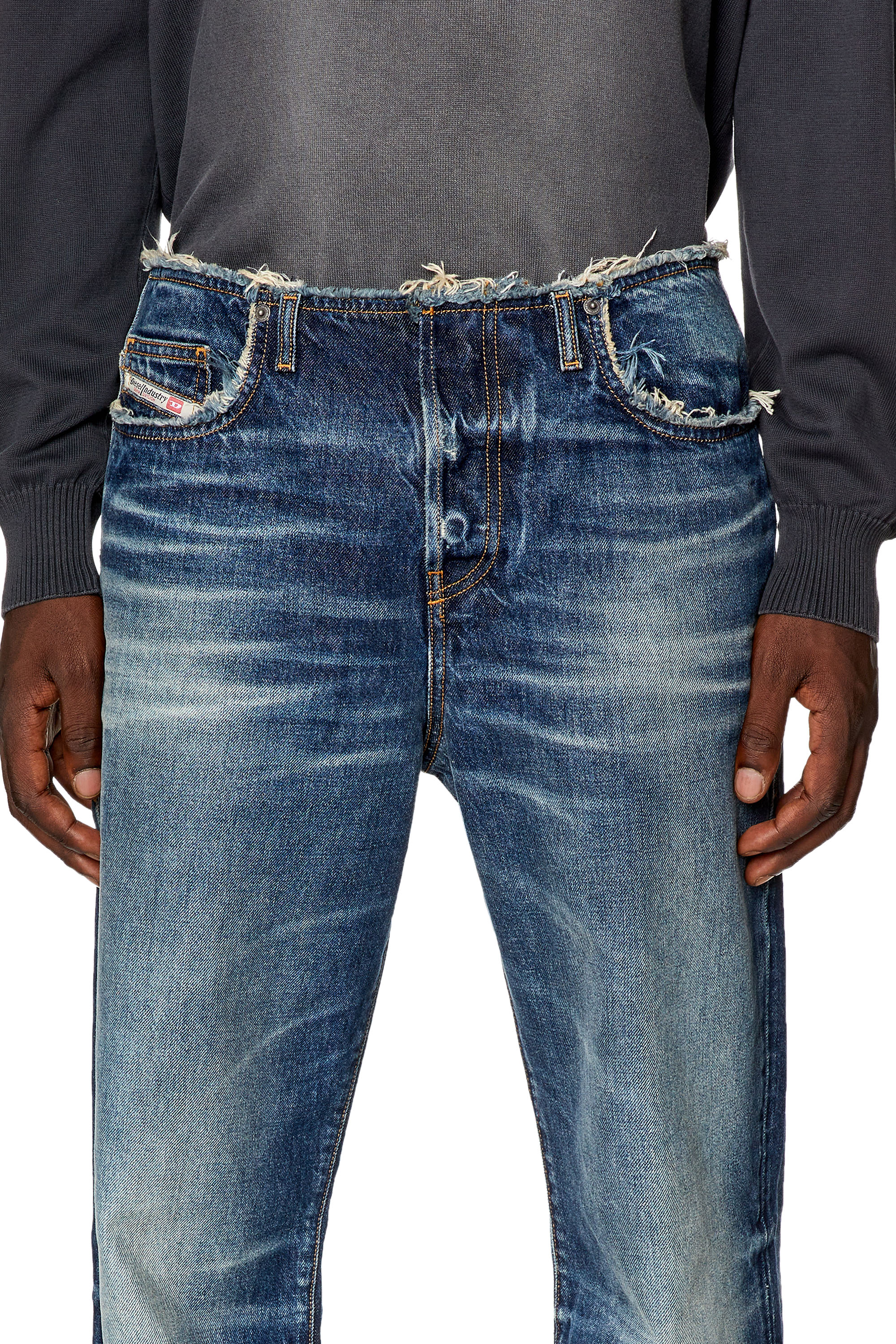 Diesel - Straight Jeans D-Pend 09G92, Dark Blue - Image 3