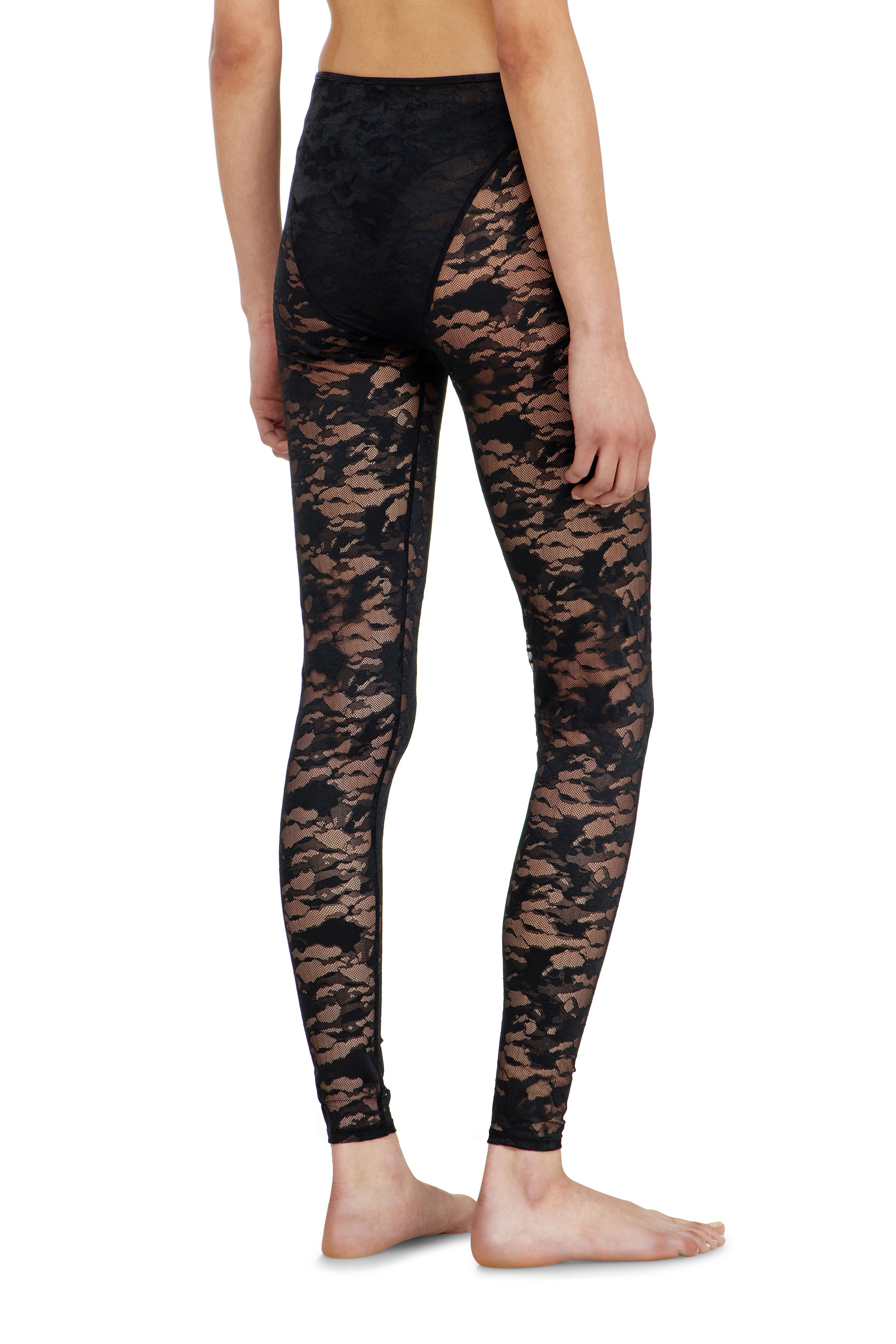 Diesel - HAYLEY-UTLT, Woman's Leggings in nylon camouflage lace in null - 4