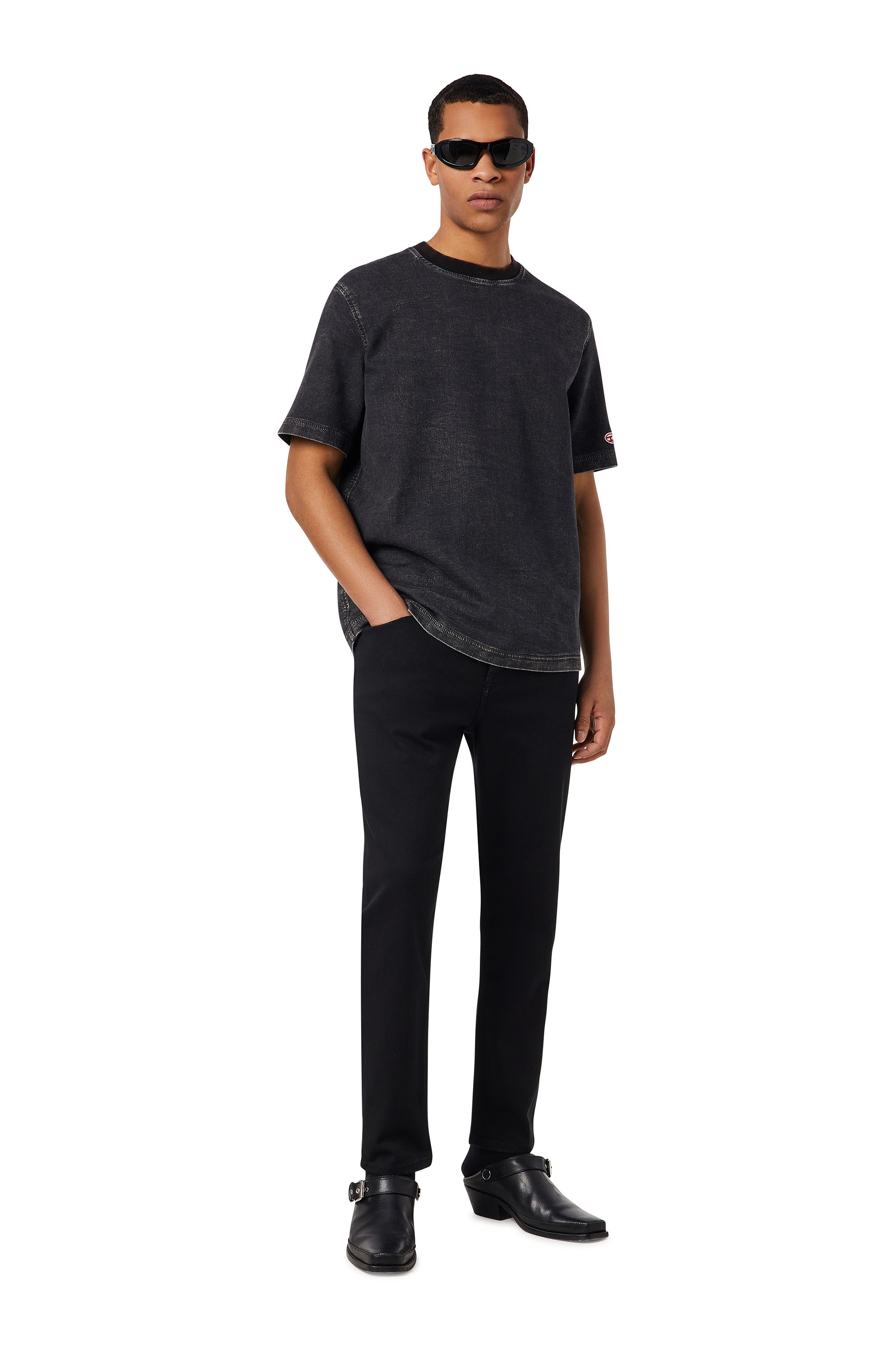 Diesel - Tapered Jeans 2005 D-Fining 069YP, Black/Dark grey - Image 2