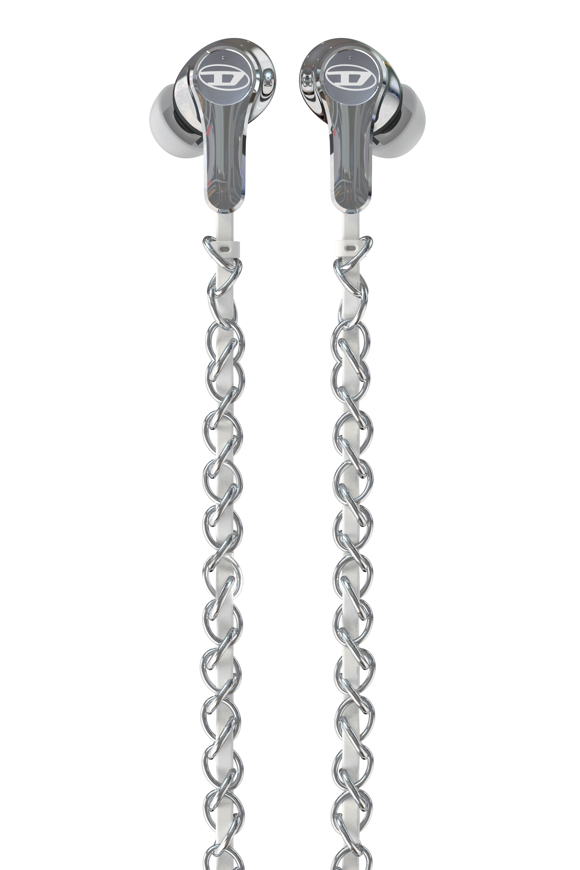 Diesel - 60458  WIRED EARBUDS WIRED EARBUDS, Unisex's Wired Earbuds and charms in Silver - 2
