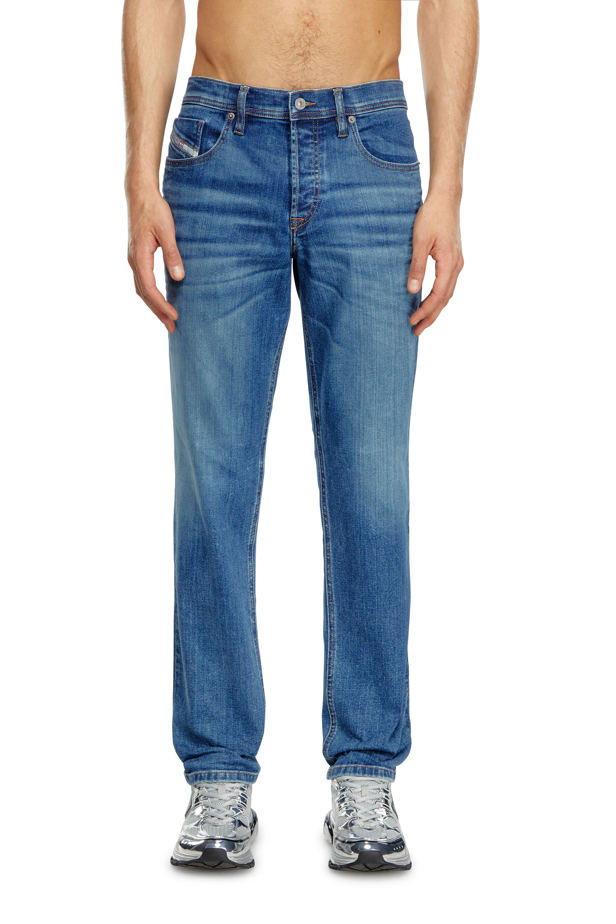 Diesel - Man Tapered Jeans 2023 D-Finitive 0GRDP, Medium blue - Image 2